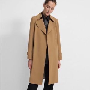 Theory Oaklane Trench Coat - Camel